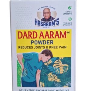Hasaram’s Dard Aaram Powder – Ayurvedic Joint, Knee & Body Pain Relief (100 g)