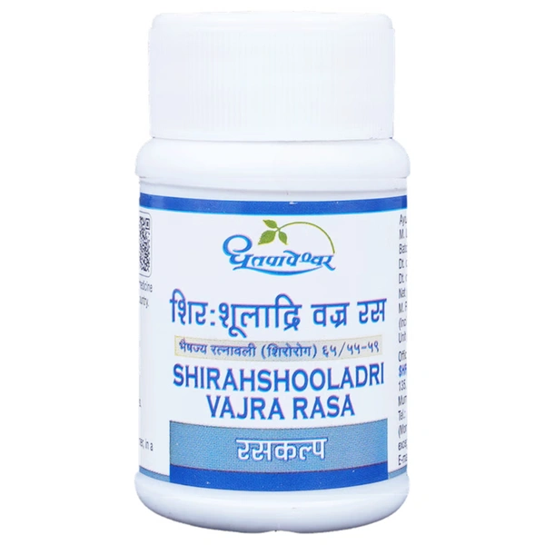 Dhootapapeshwar Shirahshooladri Vajra Ras (60Tab)