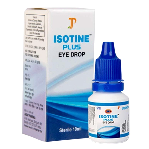 Jagat Pharma Isotine Plus Eye Drops (10ml)