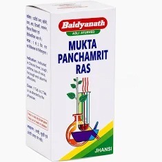 Baidyanath Mukta Panchamrit Ras Moti Yukta 10 Tablets