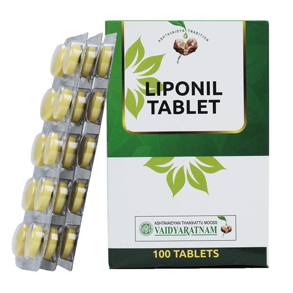 Vaidyaratnam Liponil Tablets (100tab)