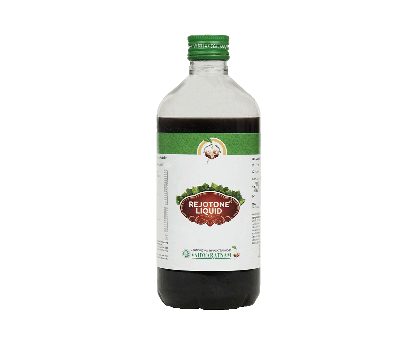 vaidyaratnam rejotone liquid 450 ML
